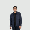 Deep Navy Blue Casual Jacket