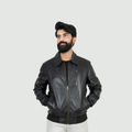 Jet Black Classic Jacket Classic Straight Fit