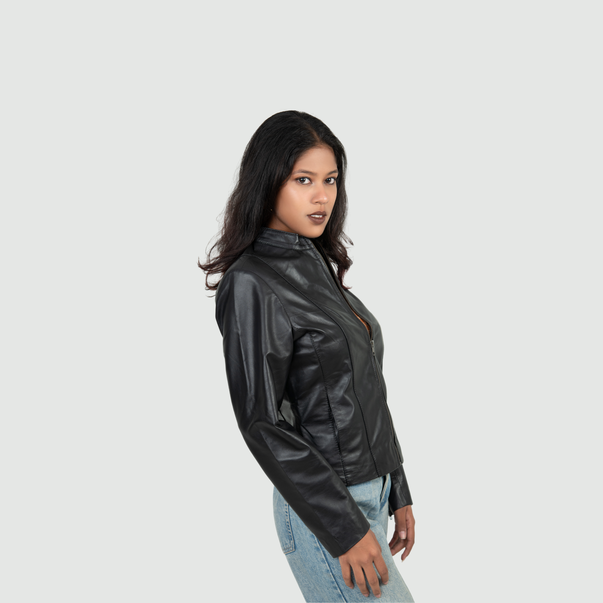 Classic Black Leather Jacket