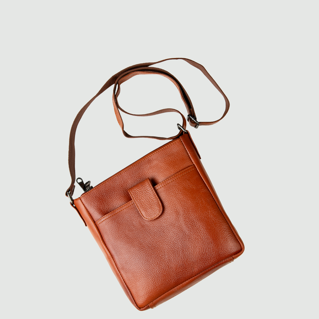 Unisex Leather Sling Bag