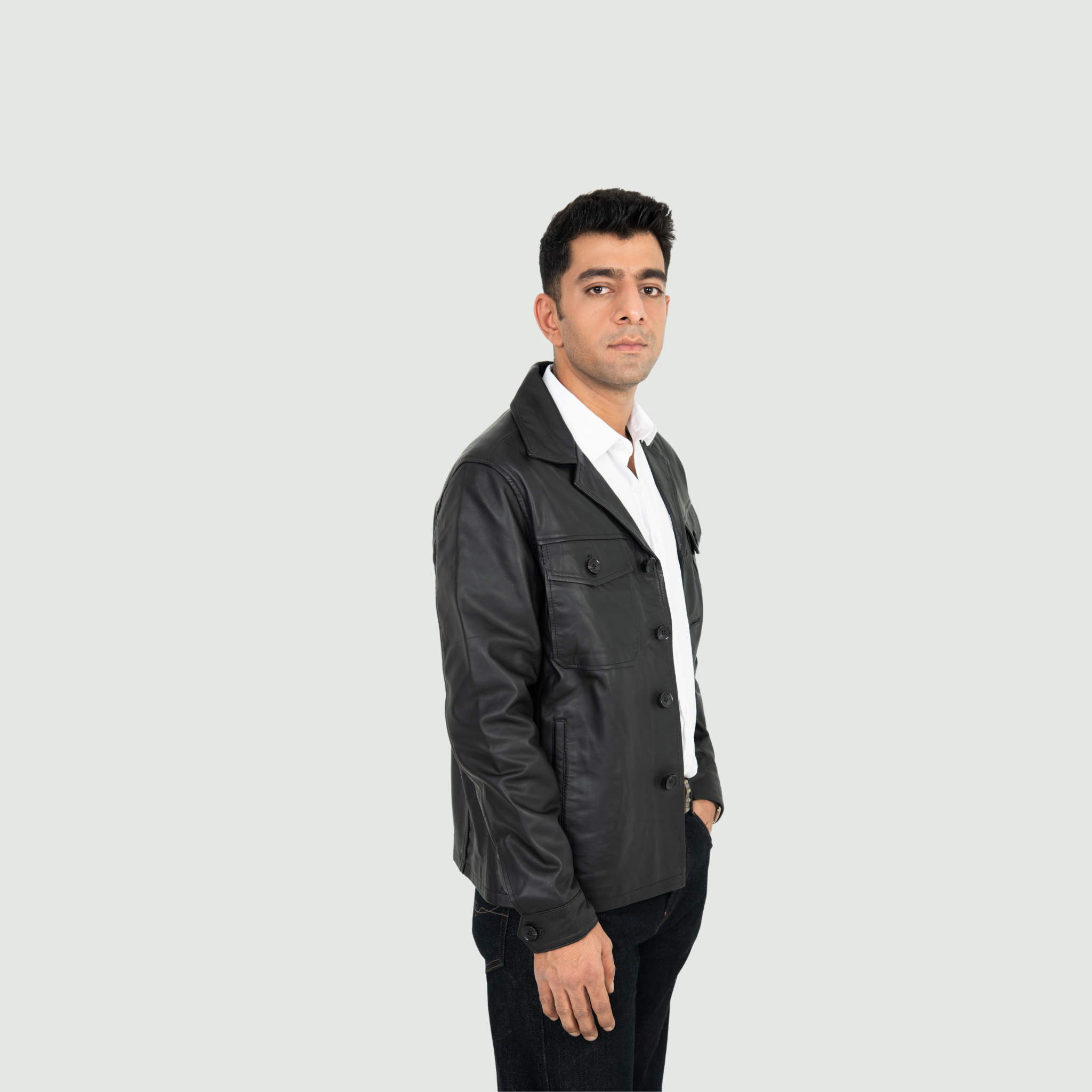 Jet Black Classic Jacket Tailored Regular Fit