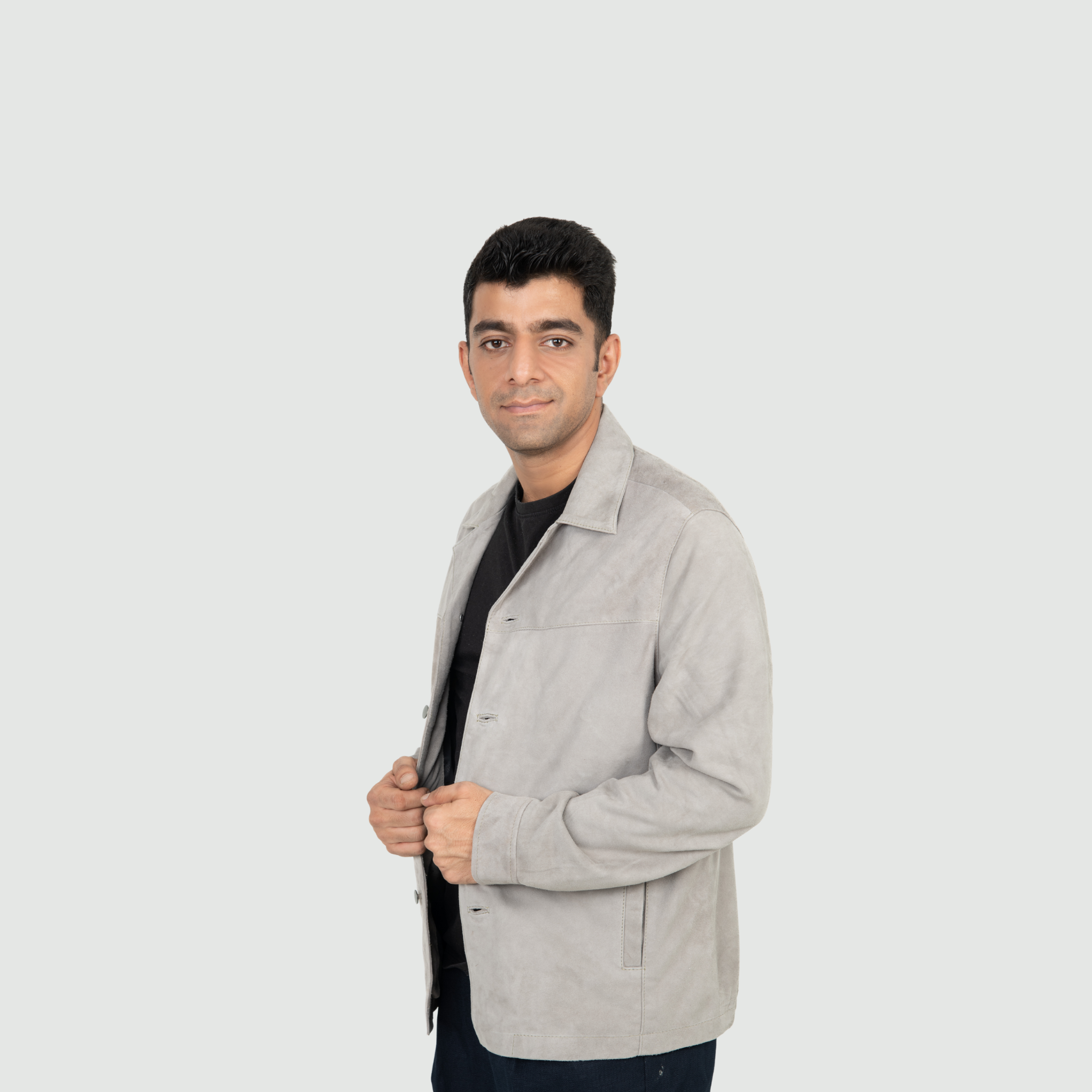 Light Grey Casual Jacket