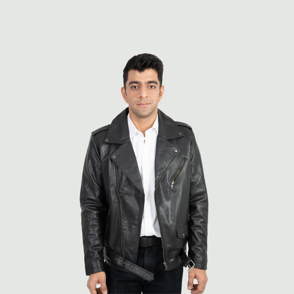 Classic Black Biker Jacket