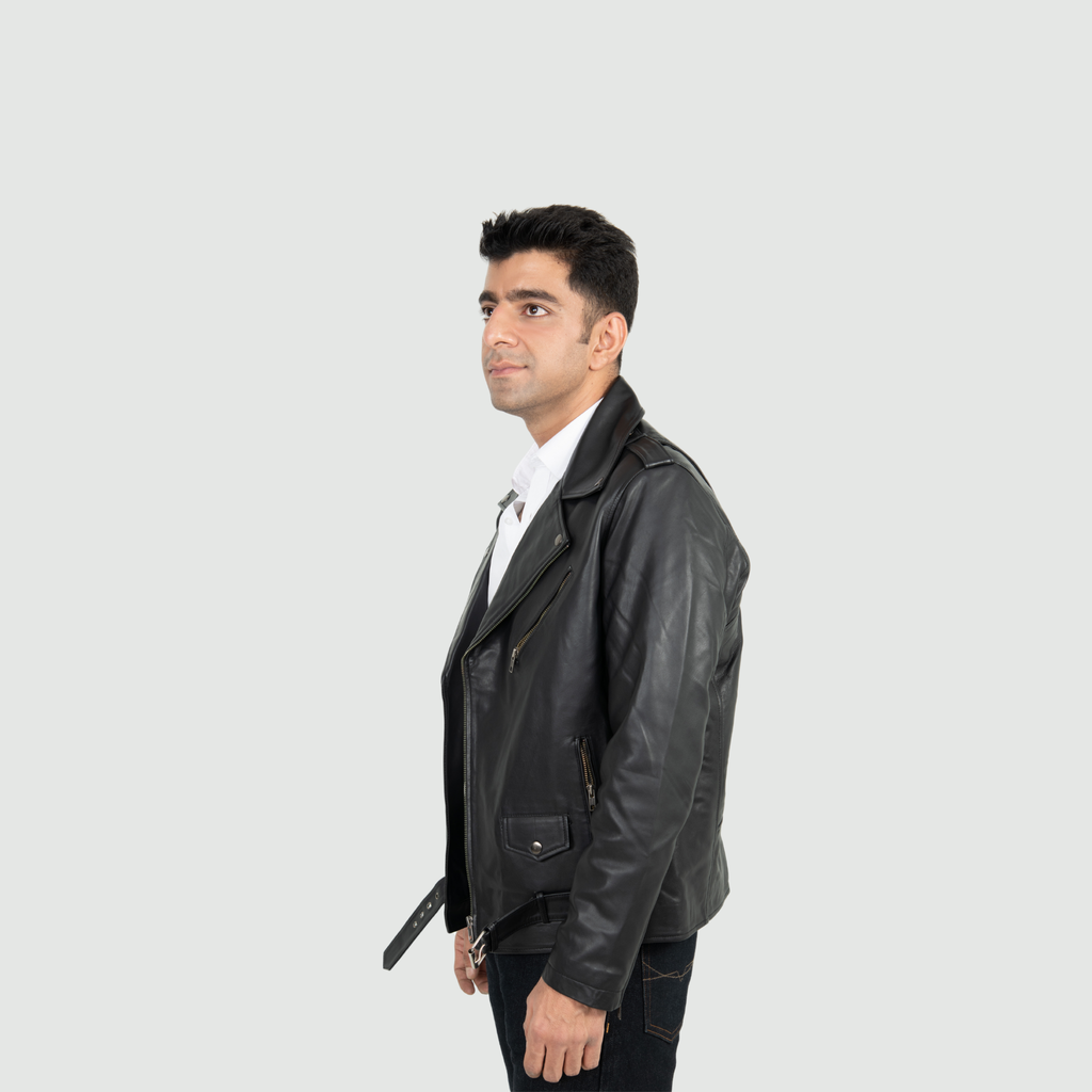 Classic Black Biker Jacket
