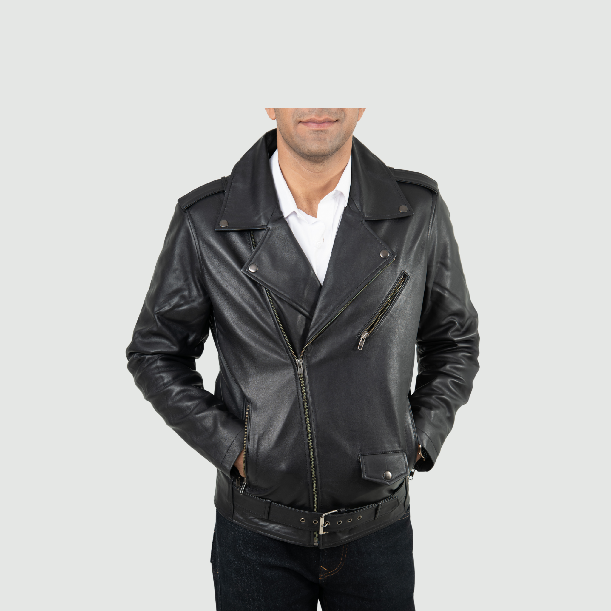 Classic Black Biker Jacket