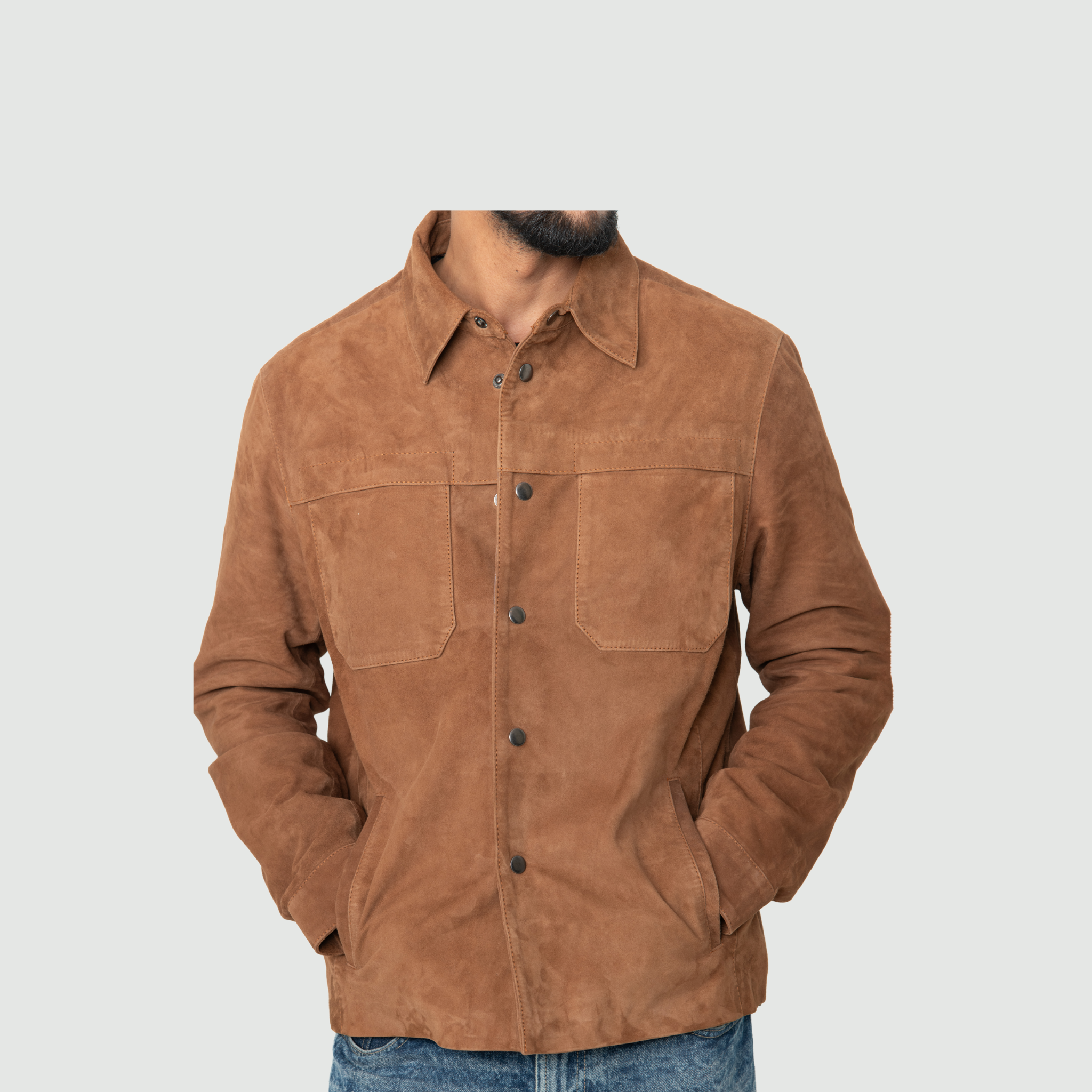 Tan Brown Casual Jacket