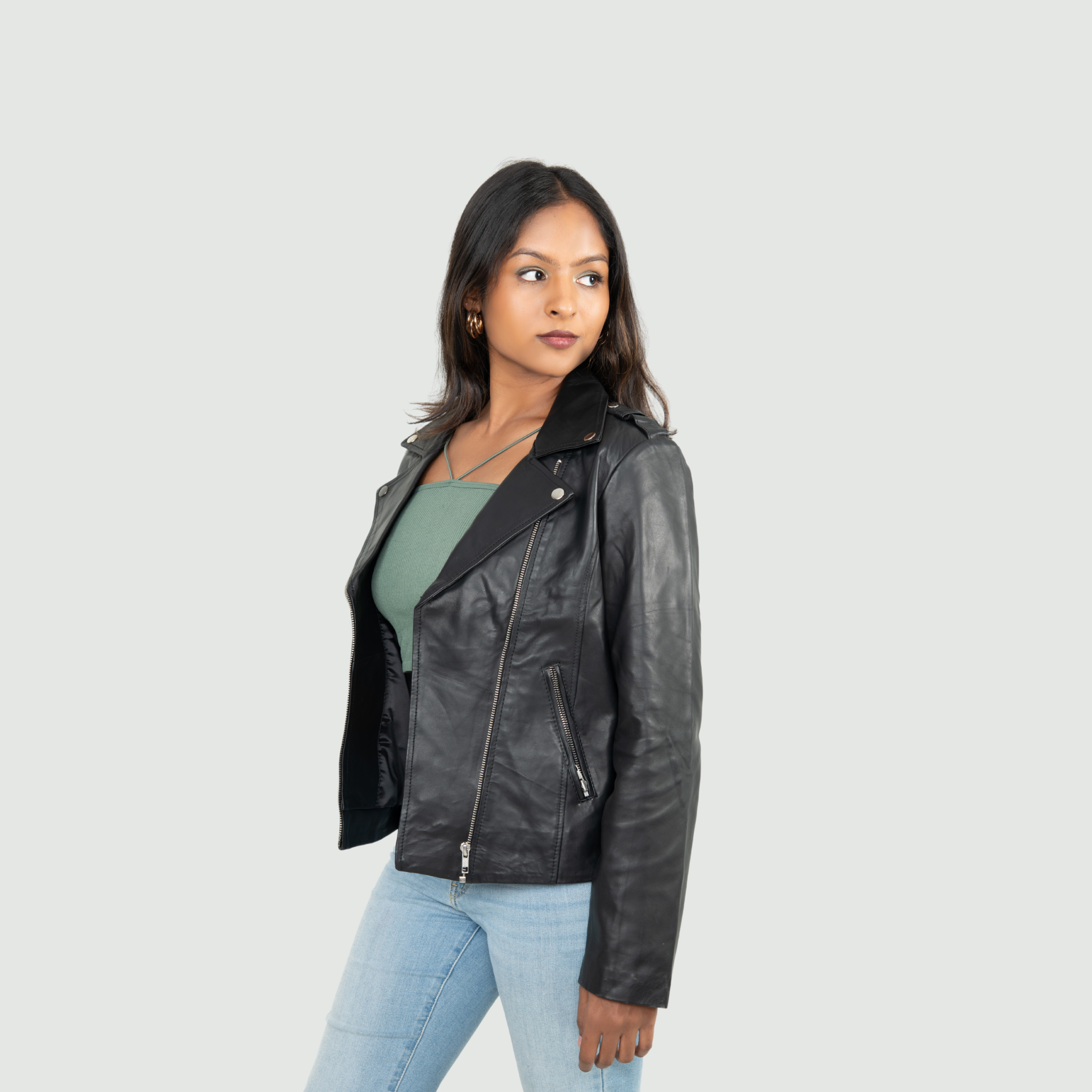 Black Biker Jacket